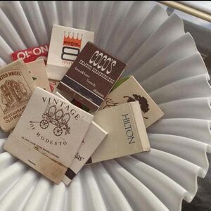 surprise mystery bag of 8 vintage matchbooks